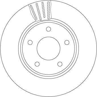 TRW Féktárcsa, mind DF6754_TRW