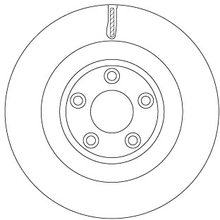 TRW Féktárcsa, mind DF6816S_TRW