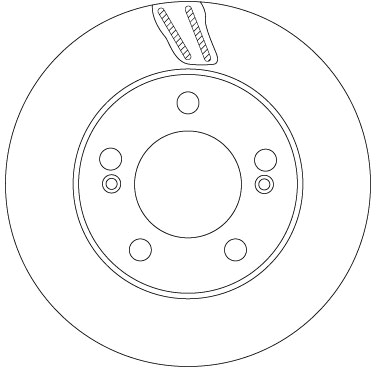 TRW Féktárcsa, mind DF6876_TRW