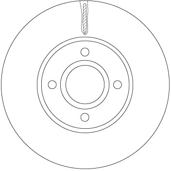 TRW Féktárcsa, mind DF6898_TRW