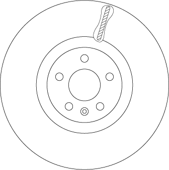 TRW Féktárcsa, mind DF6939S_TRW