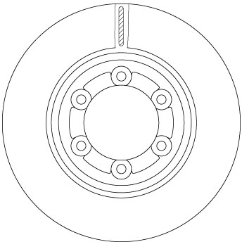 TRW Féktárcsa, mind DF6984_TRW