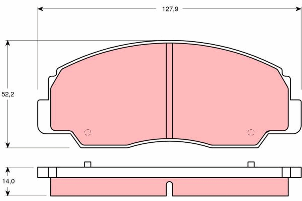 TRW Első fékbetét GDB1134_TRW