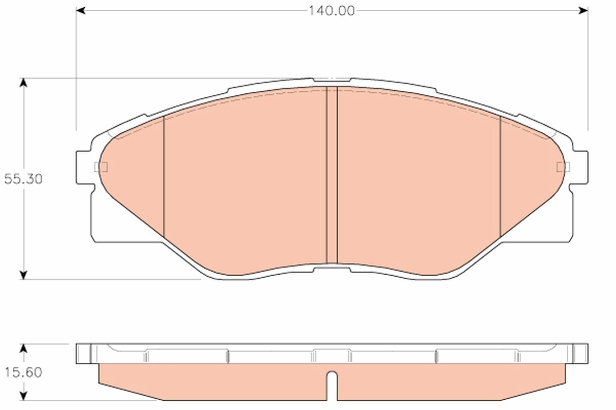 TRW Első fékbetét GDB3532_TRW