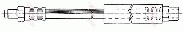 TRW Gumifékcső PHB275_TRW