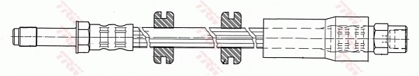 TRW Gumifékcső PHB446_TRW