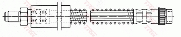 TRW Gumifékcső PHB484_TRW