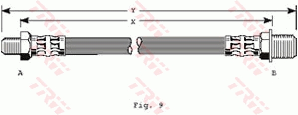 TRW Gumifékcső PHC149_TRW