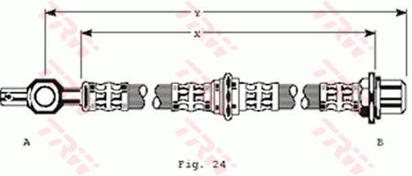 TRW PHD182_TRW Gumifékcső