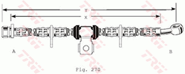 TRW Gumifékcső PHD195_TRW