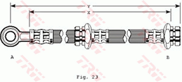 TRW Gumifékcső PHD234_TRW