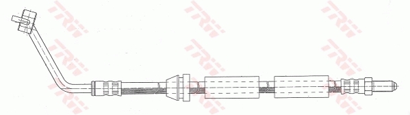 TRW Gumifékcső PHD286_TRW