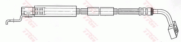 TRW Gumifékcső PHD401_TRW