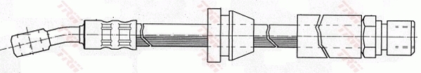 TRW Gumifékcső PHD415_TRW