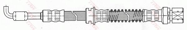 TRW Gumifékcső PHD422_TRW