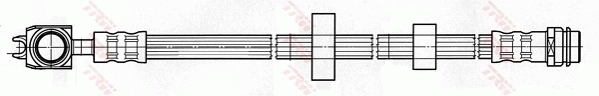 TRW Gumifékcső PHD455_TRW