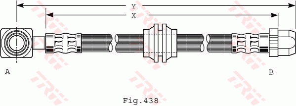 TRW Gumifékcső PHD485_TRW