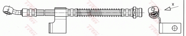 TRW Gumifékcső PHD530_TRW