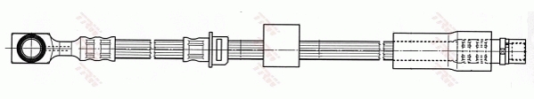 TRW Gumifékcső PHD565_TRW