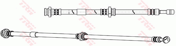 TRW Gumifékcső PHD968_TRW