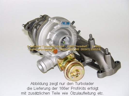 SCHLÜTTER TURBOLADER Turbófeltöltő 166-00020_RB_STL