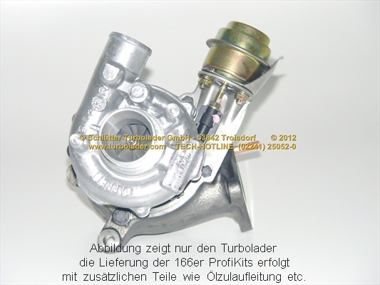 SCHLÜTTER TURBOLADER Turbófeltöltő 166-00590EOL_STL