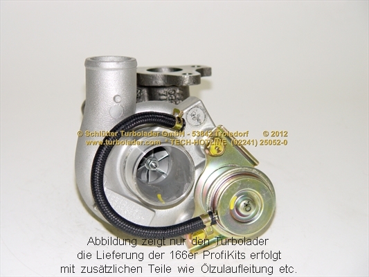 SCHLÜTTER TURBOLADER Turbófeltöltő 166-01155_STL