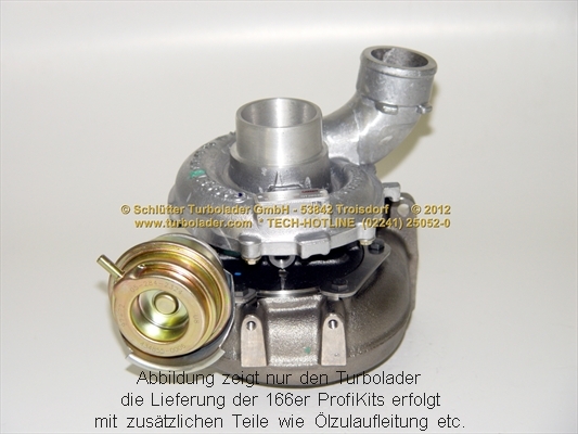 SCHLÜTTER TURBOLADER Turbófeltöltő 166-02020EOL_STL