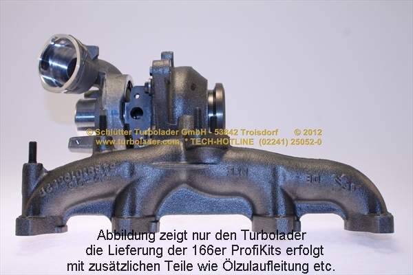 SCHLÜTTER TURBOLADER Turbófeltöltő 166-04010EOL_STL