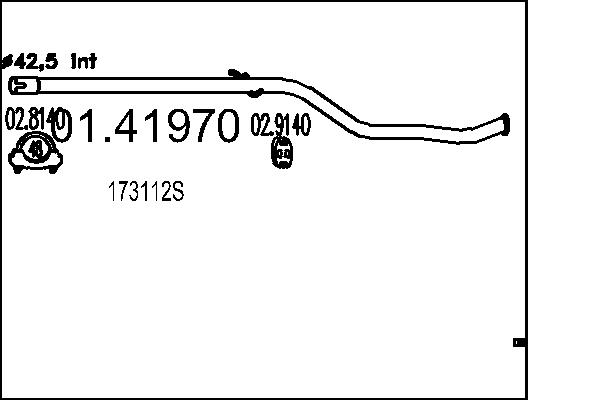 MTS Hátsó Lengéscsillapító 01.41970_MTS