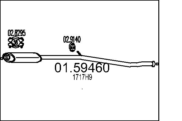 MTS Kipufogódob, középső 01.59460_MTS