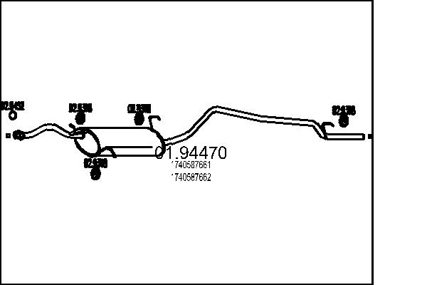 MTS Kipufogódob, hátsó 01.94470_MTS