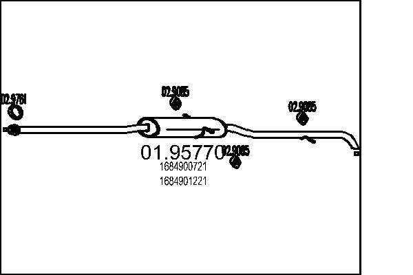 MTS Kipufogódob, hátsó 01.95770_MTS