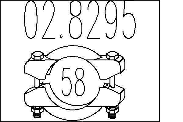 MTS Kipufogóbilincs 02.8295_MTS