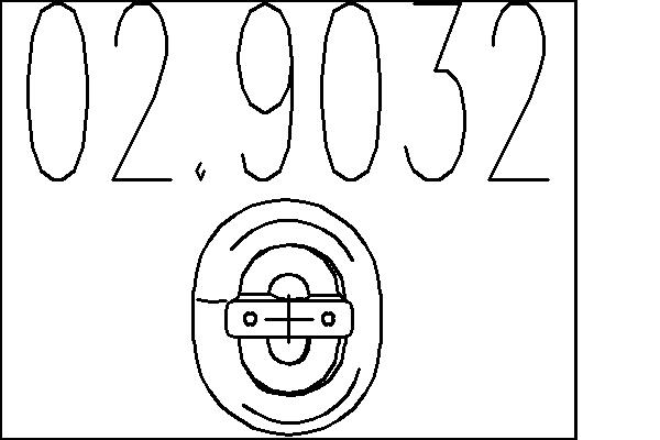 MTS Kipufogó tartógyűrű 02.9032_MTS