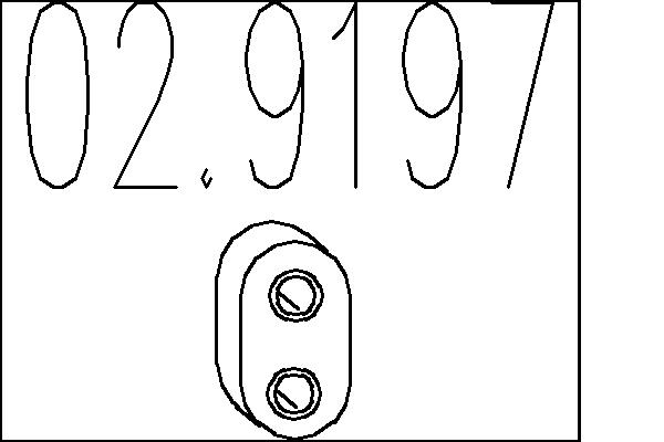 MTS Kipufogó felfüggesztő gumi 02.9197_MTS