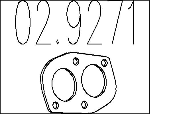 MTS Kipufogó tömítés 02.9271_MTS