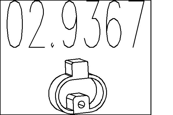 MTS Kipufogó tartó 02.9367_MTS
