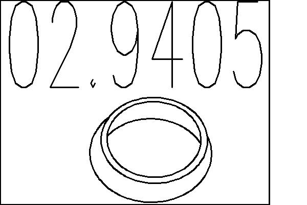 MTS Kipufogócsonk tömítés 02.9405_MTS