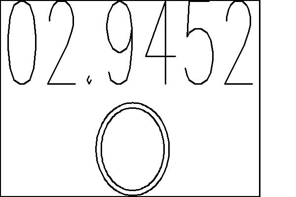 MTS Kipufogó tömítés 02.9452_MTS