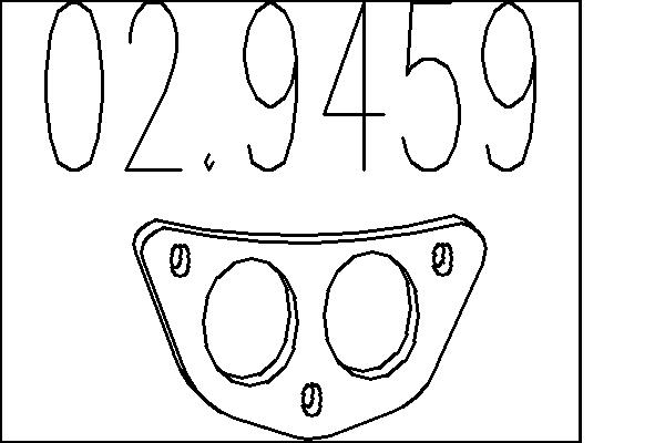 MTS Kipufogó tömítés 02.9459_MTS