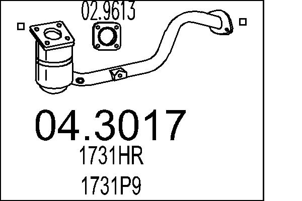MTS Katalizátor 04.3017_MTS