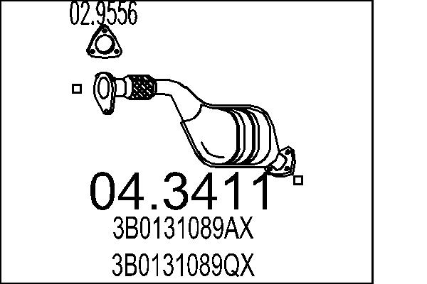 MTS Katalizátor 04.3411_MTS