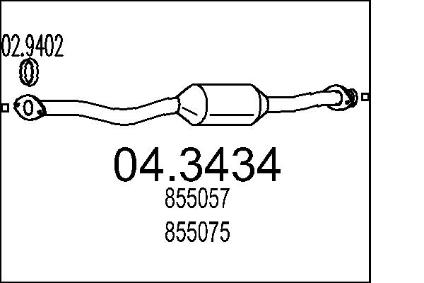 MTS Katalizátor 04.3434_MTS