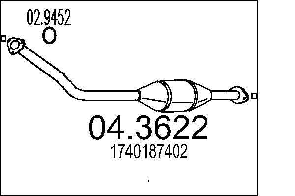 MTS Katalizátor 04.3622_MTS