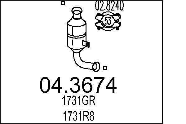MTS Katalizátor 04.3674_MTS