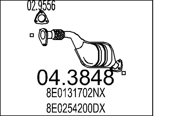 MTS Katalizátor 04.3848_MTS