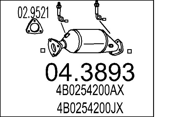 MTS Katalizátor 04.3893_MTS
