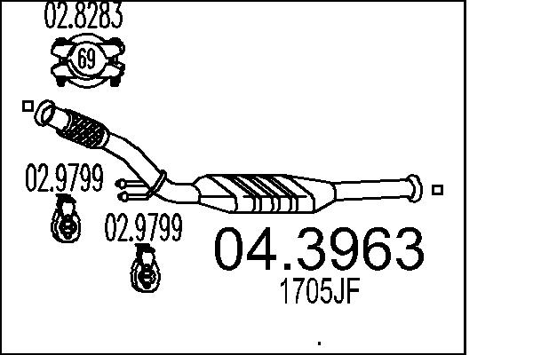 MTS Katalizátor 04.3963_MTS