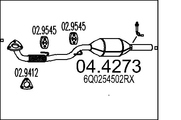 MTS Katalizátor 04.4273_MTS